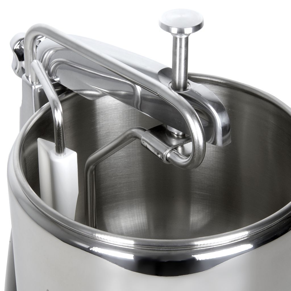 Dough hook attached to Ankarsrum mixer, 1501