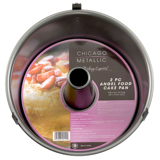 chicago metallic two piece angel food cake pan 650