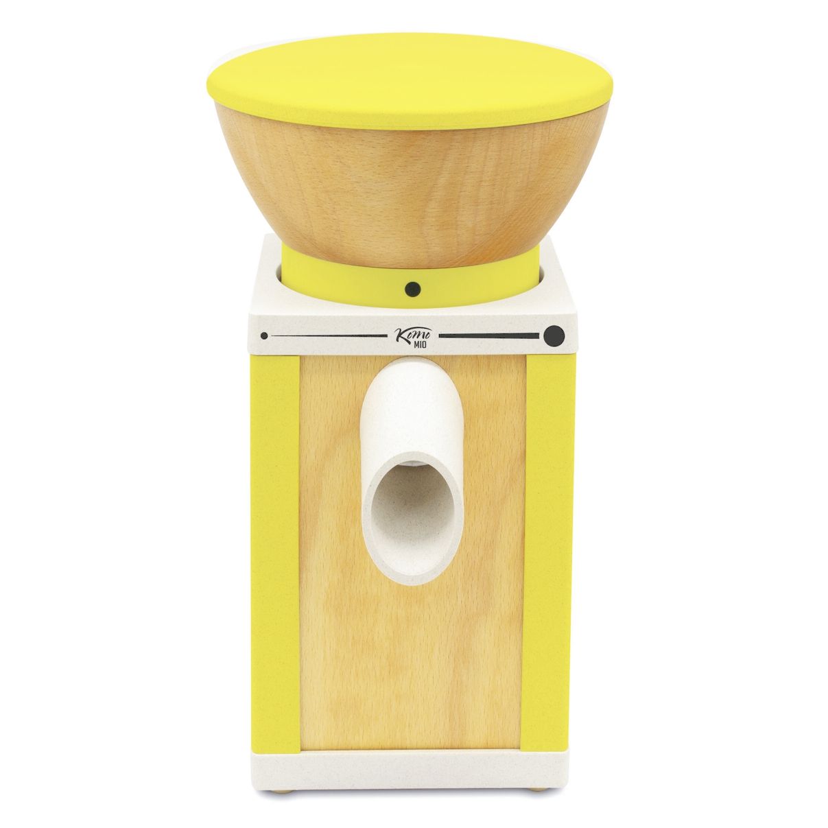 komo mio grain mill flour grinder yellow 1200 2