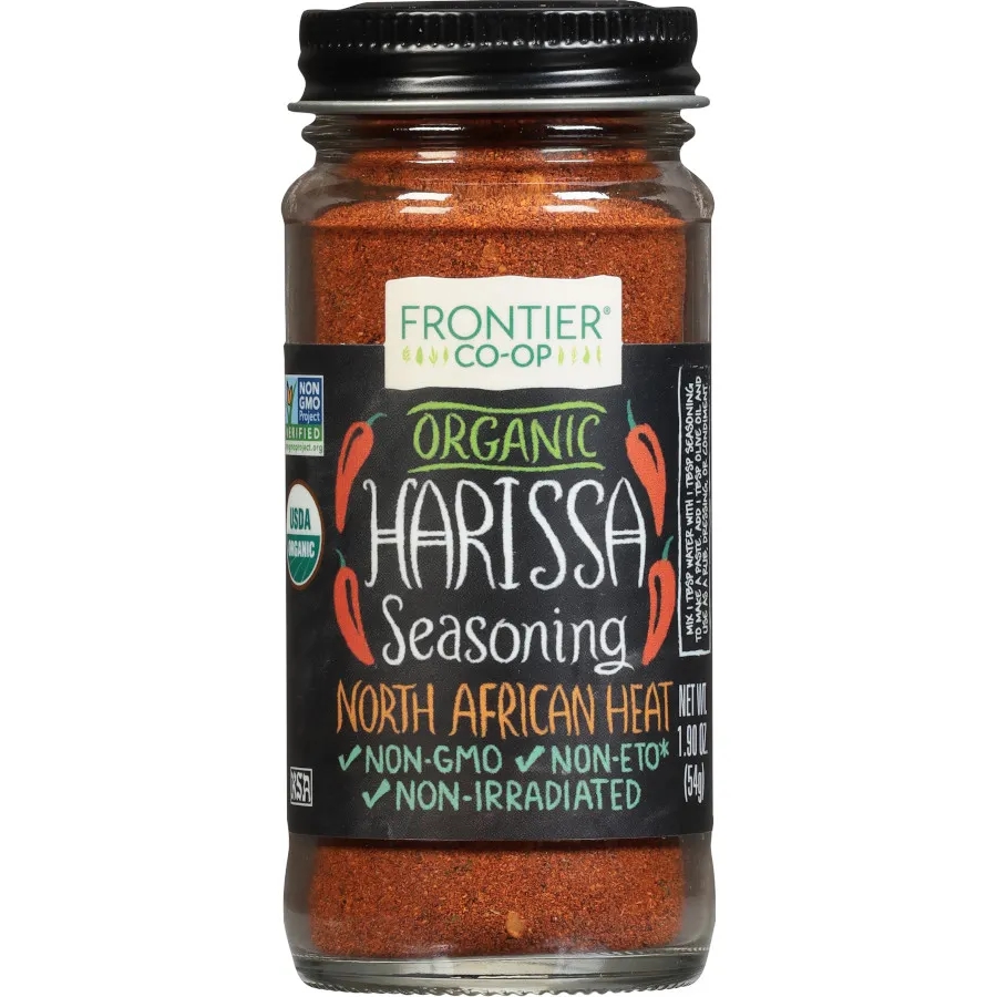 Frontier Coop Organic Harissa in bottle