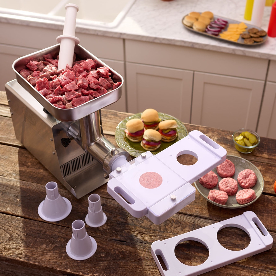LEM patty maker in kitchen