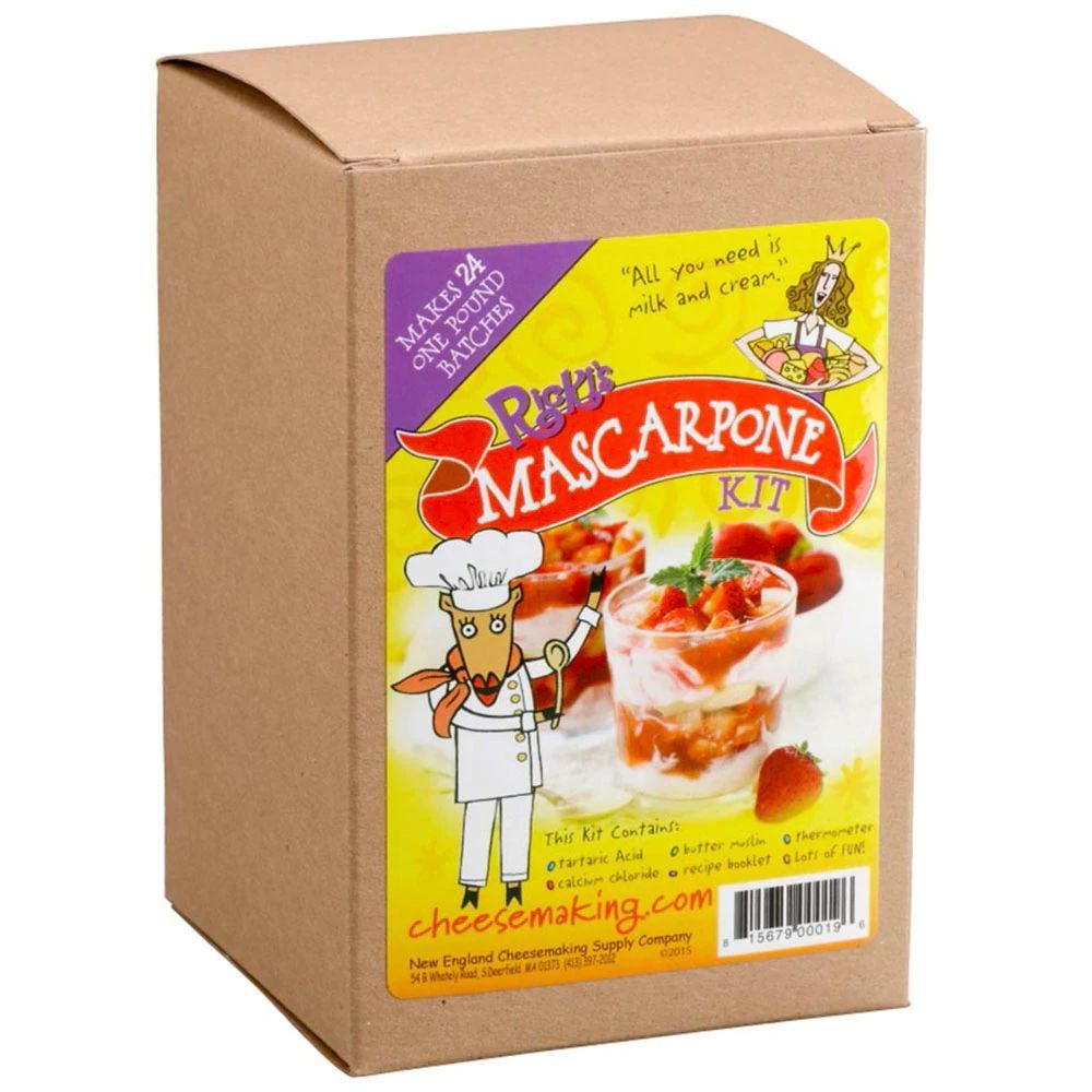 Ricki's Mascarpone cheese making kit, makes 24 pounds