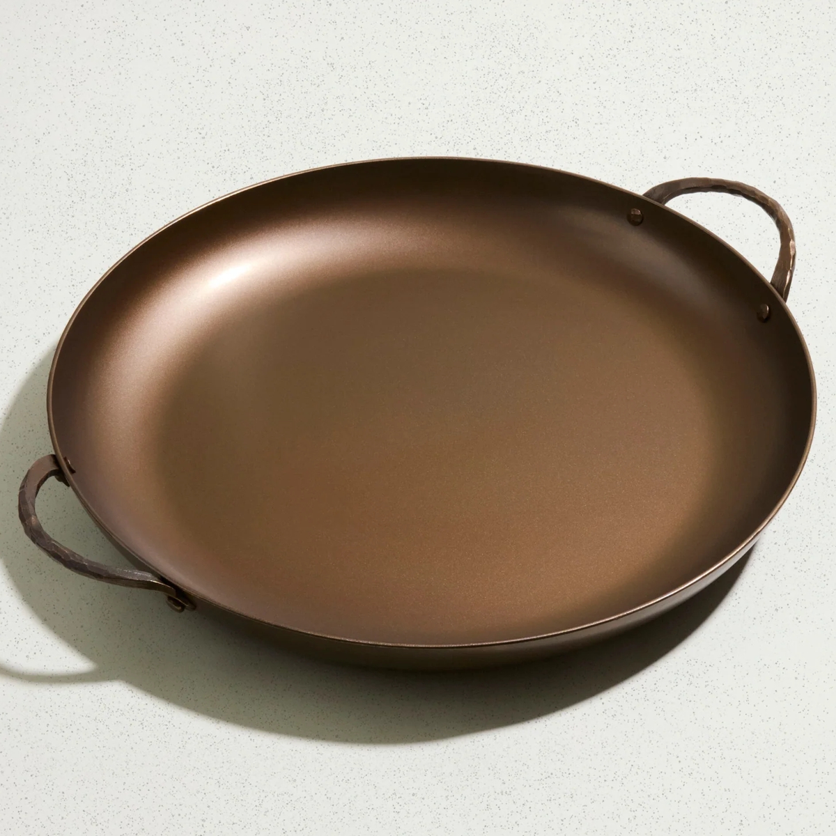 17 inch carbon steel Paella pan