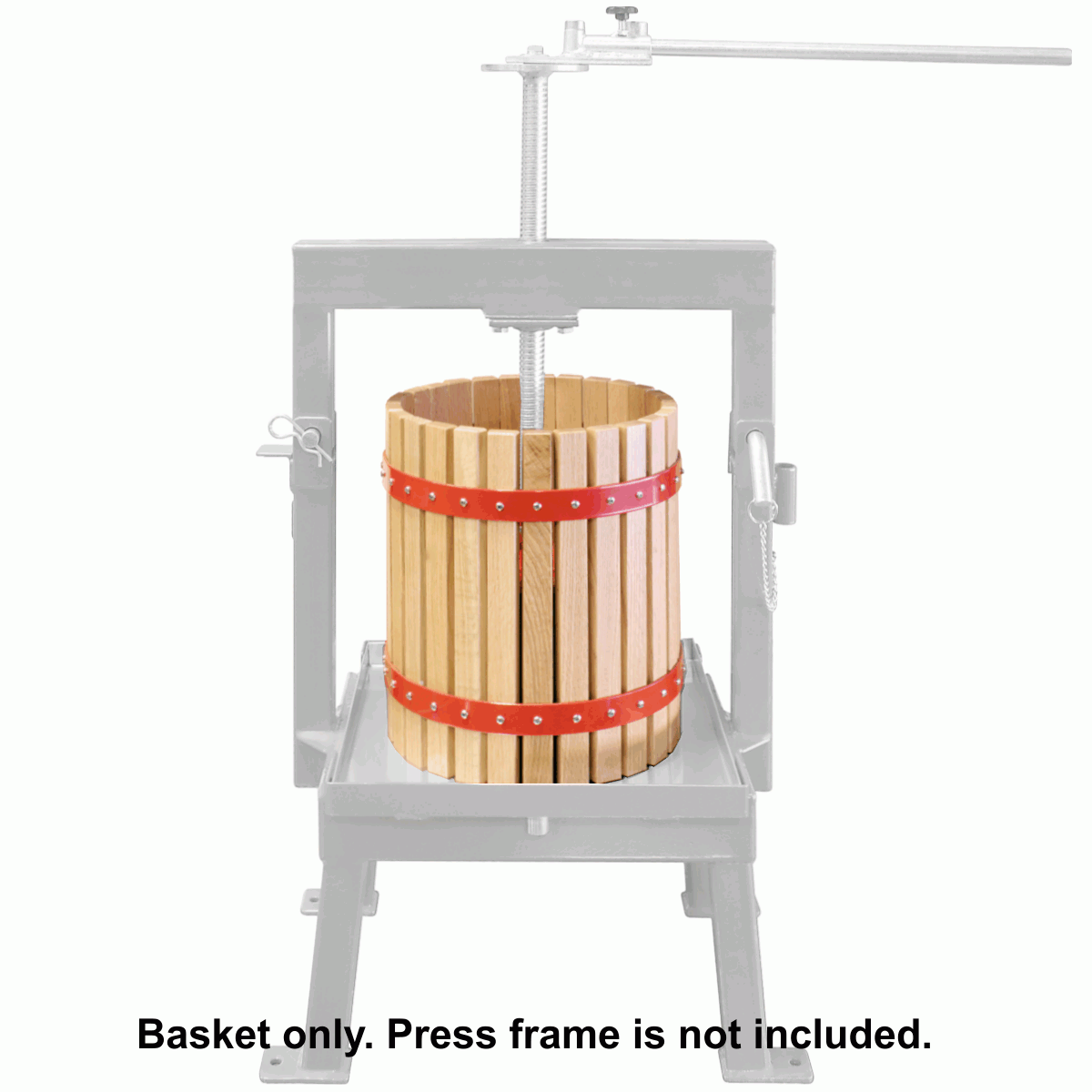 maximizer oak wood pressing basket 20l text 1200 2