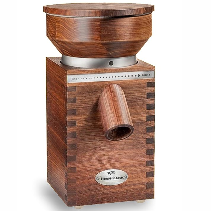 Electric grain flour mill, walnut wood