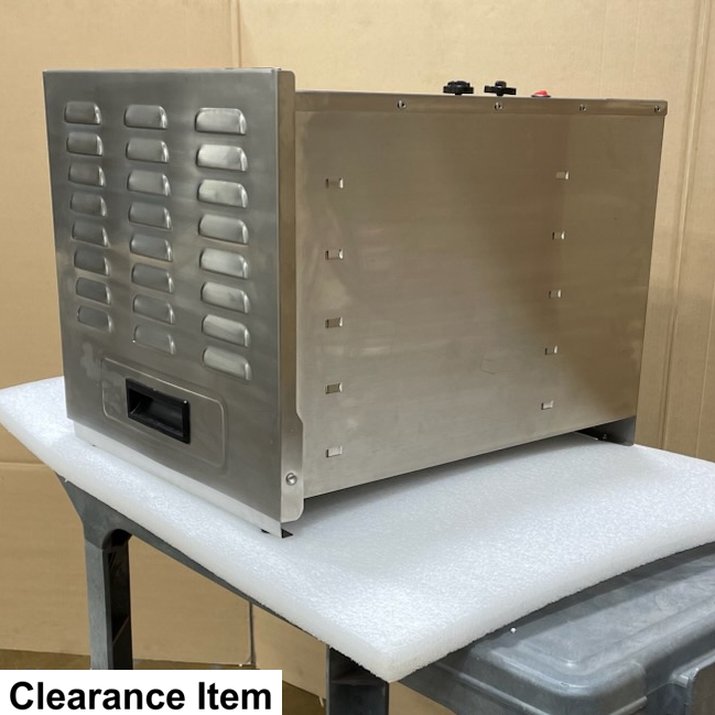 Clearance: Weston P1000 Stainless Dehydrator side view