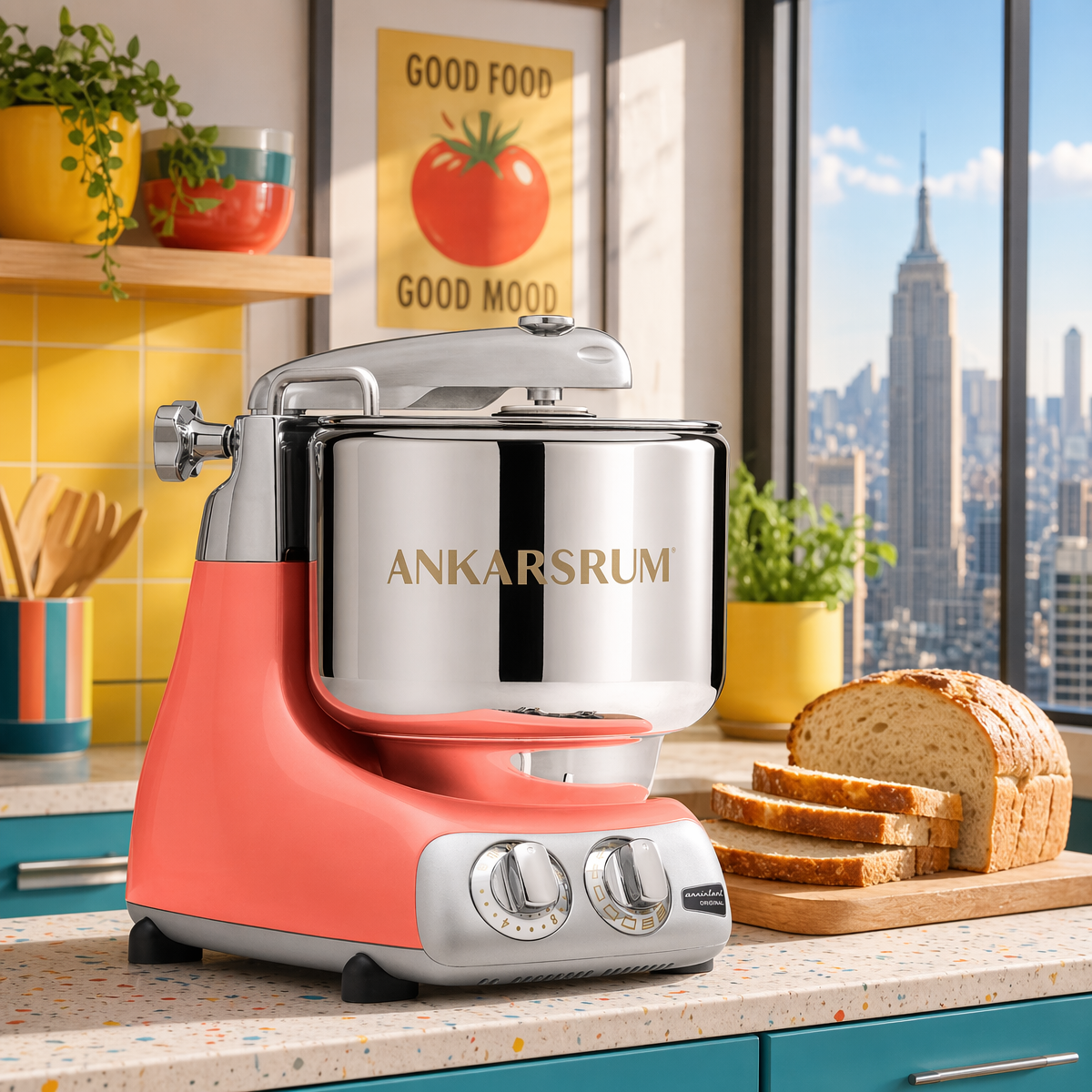 Ankarsrum Original Mixer, Coral Crush