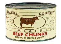 grabills canned beef chunks 200