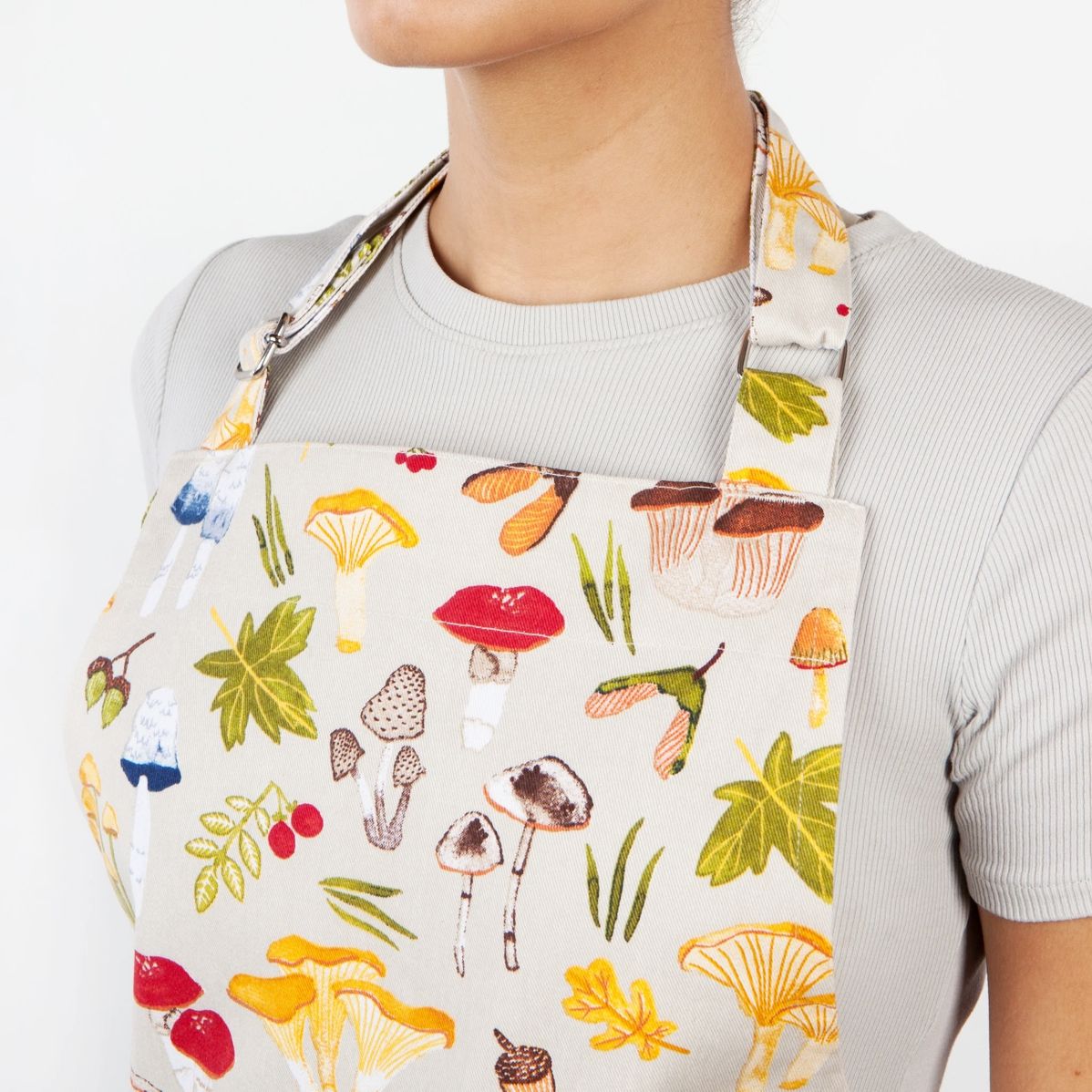 Detail of Field Mushrooms apron