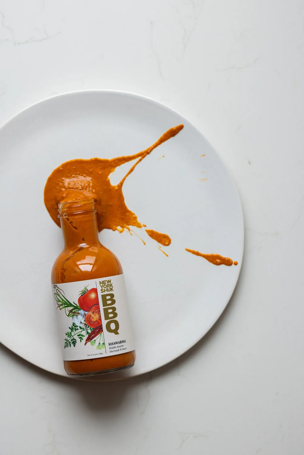 New York Shuk Shawarma BBQ Sauce on plate