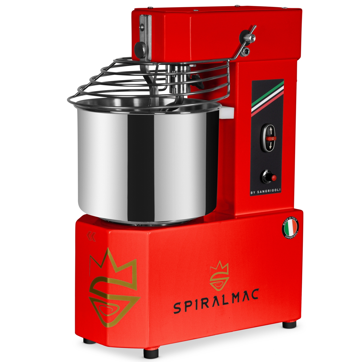 Spiralmac mixer 8kg, Rossa Red