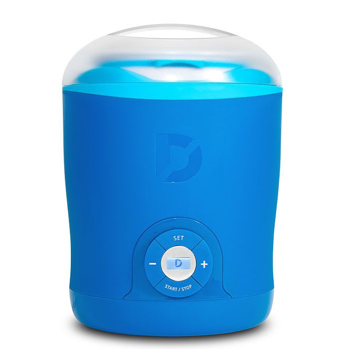 Dash Greek Yogurt Maker, Blue w/Mediterranean Blue