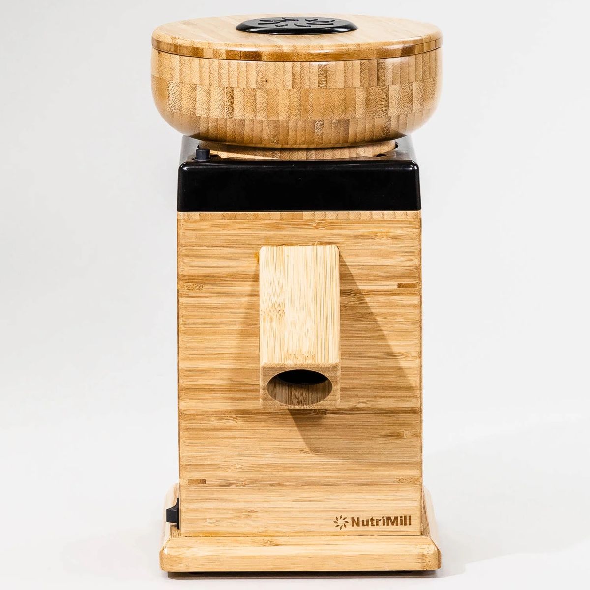 nutrimill harvest grain mill black trim 1200