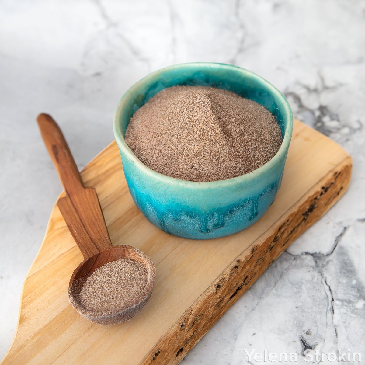 Ground organic teff