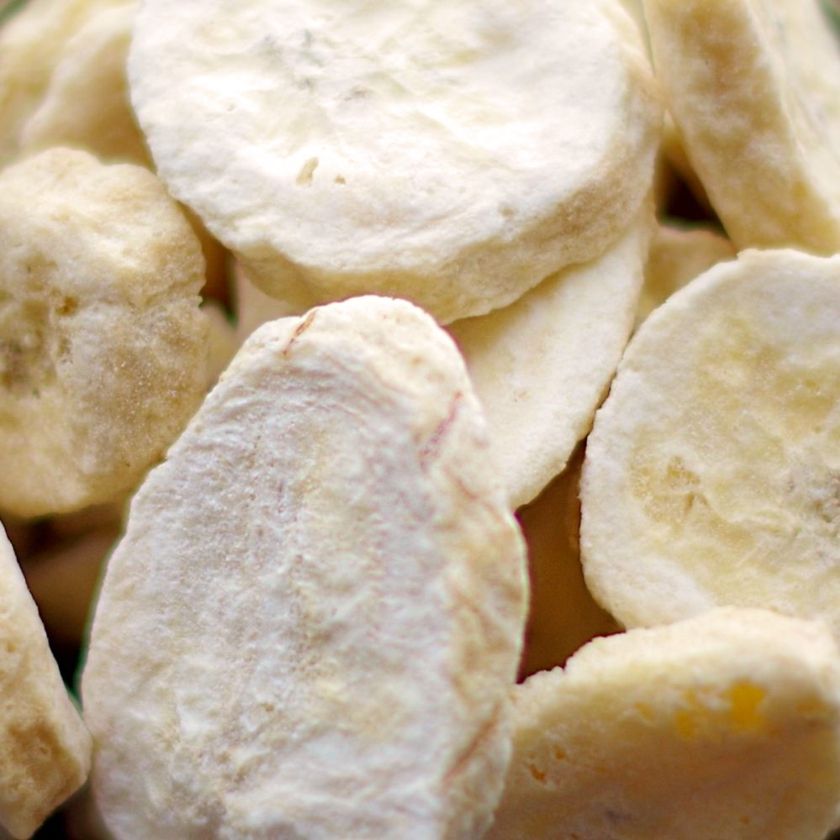 Freeze dried bananas