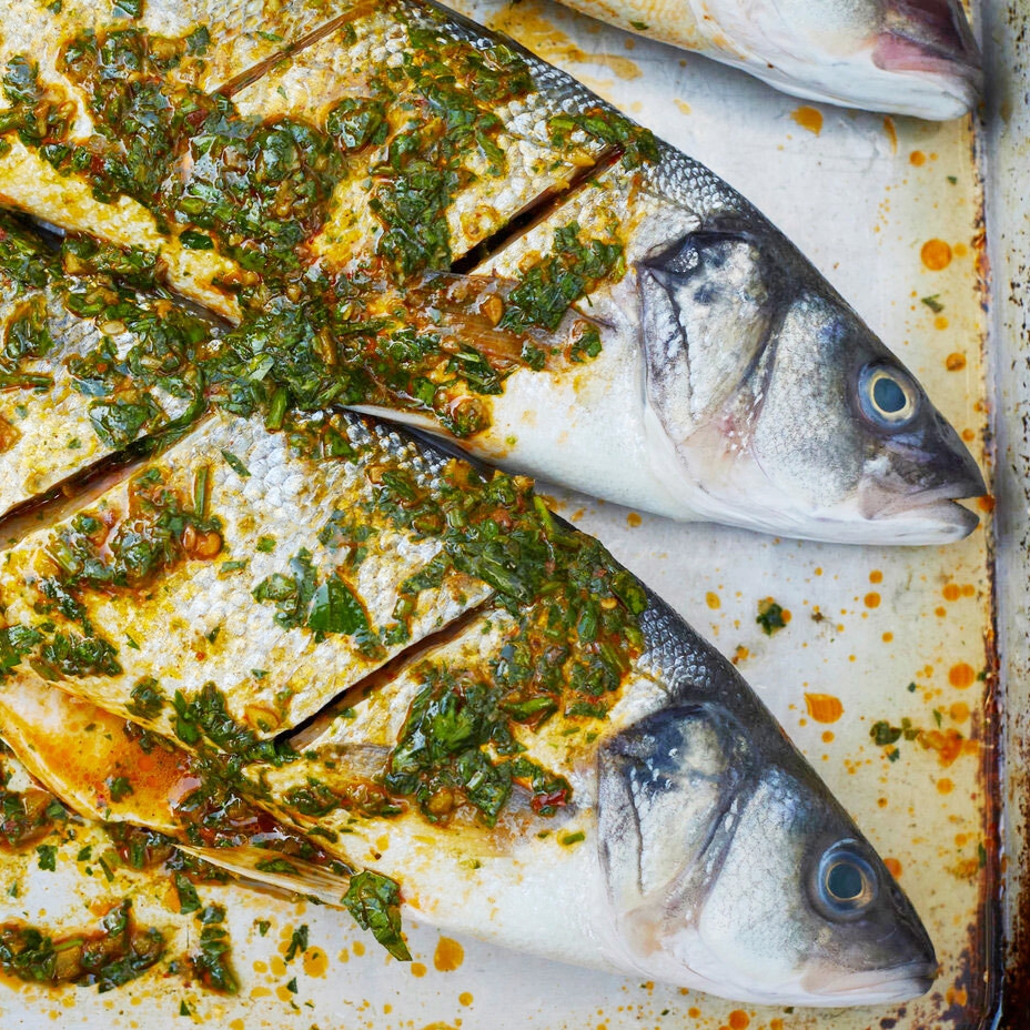 Villa Jerada Chermoula Spread on fish