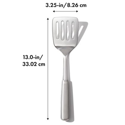 OXO Steel turner/metal spatula dimensions