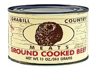 grabills canned ground beef 200