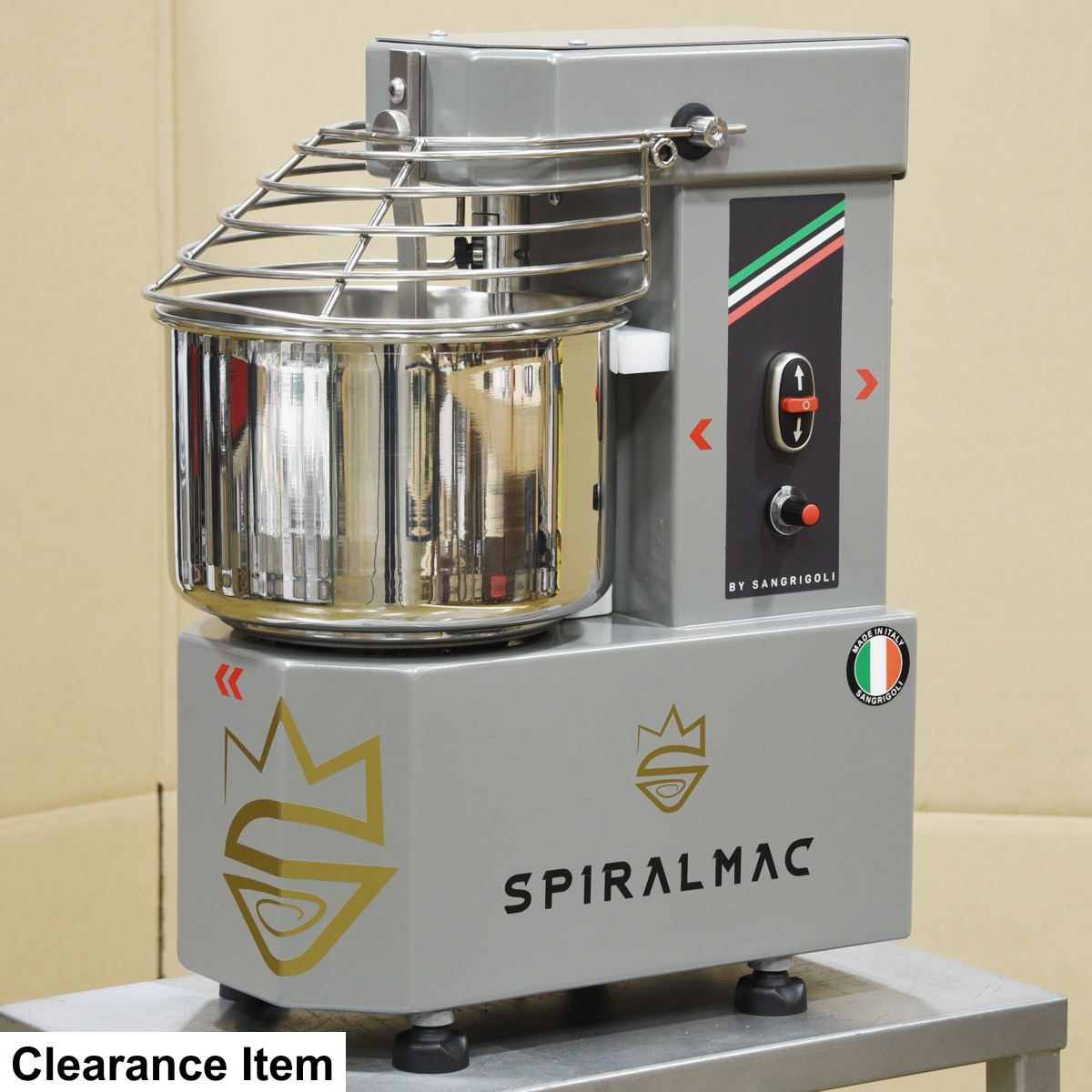Clearance: Spiralmac Mixer, SV5 Royal Queen, Vintage Silver 