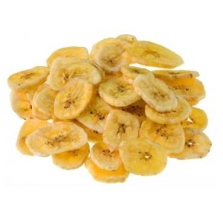 Dried banana slices