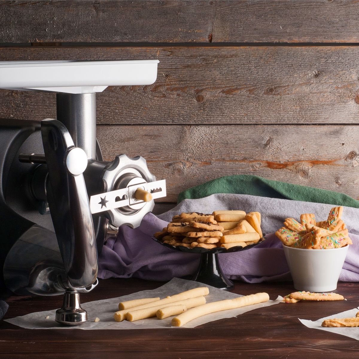 Ankarsrum mixer cookie press attachment