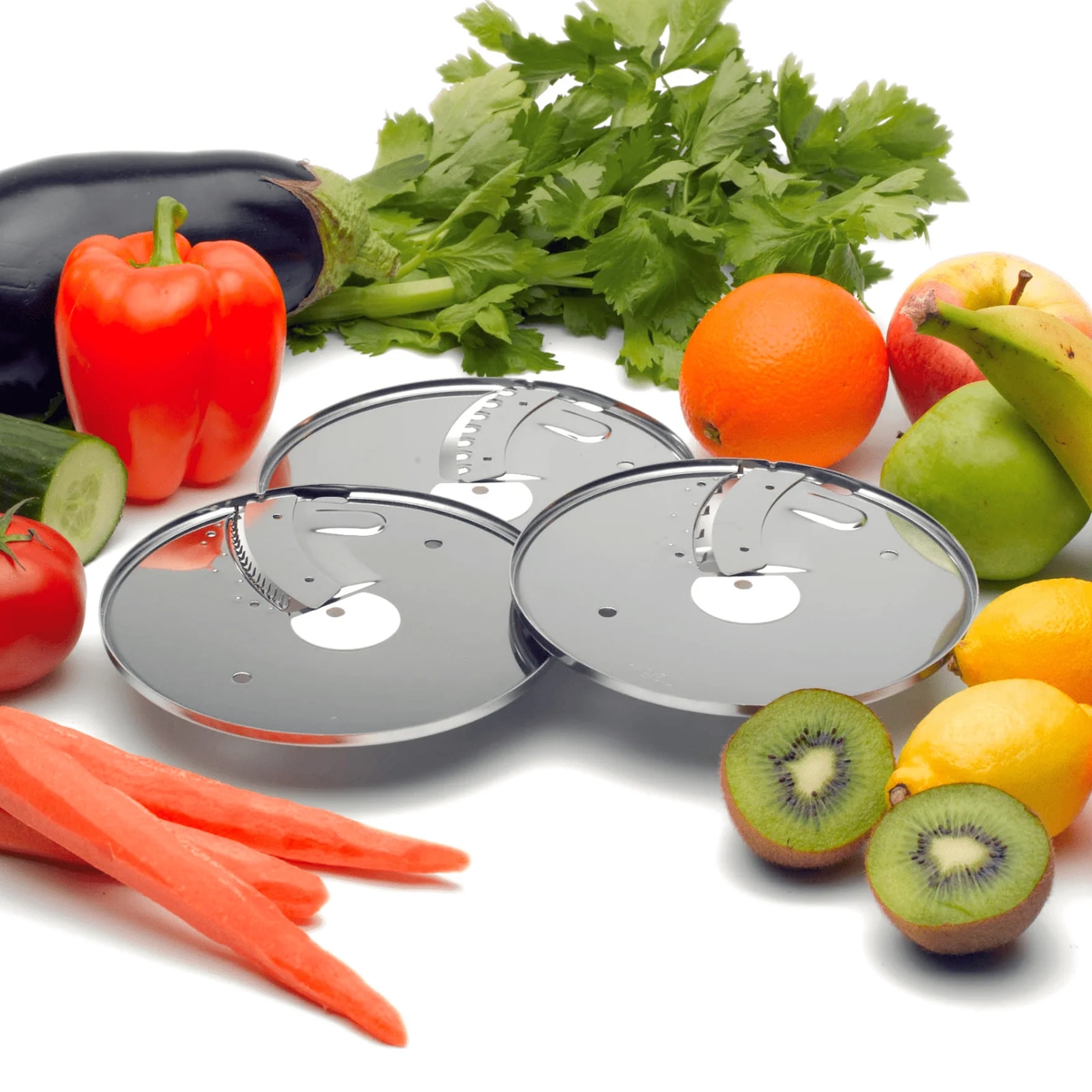 magimix creative attachment shown with vegetables