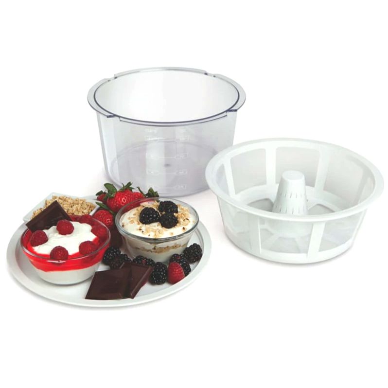 EuroCuisine Greek Yogurt Strainer, 2 qt. New England Cheese