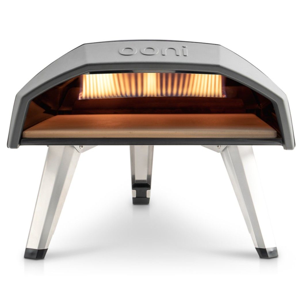 Compact gas powered pizza oven, 12 inch