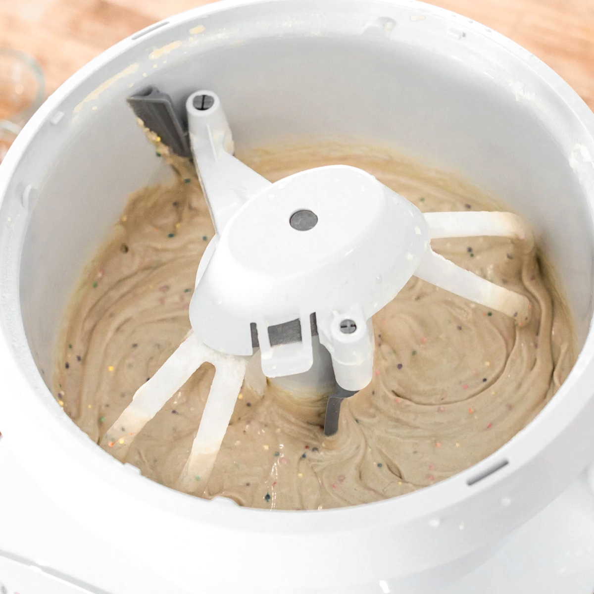 Cake paddles and bowl scraper in Bosch bowl