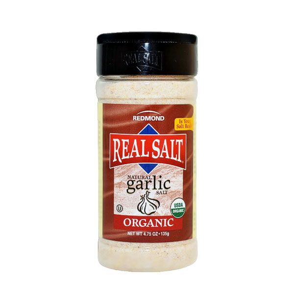 redmond realsalt 8.25 oz shaker garlic 600