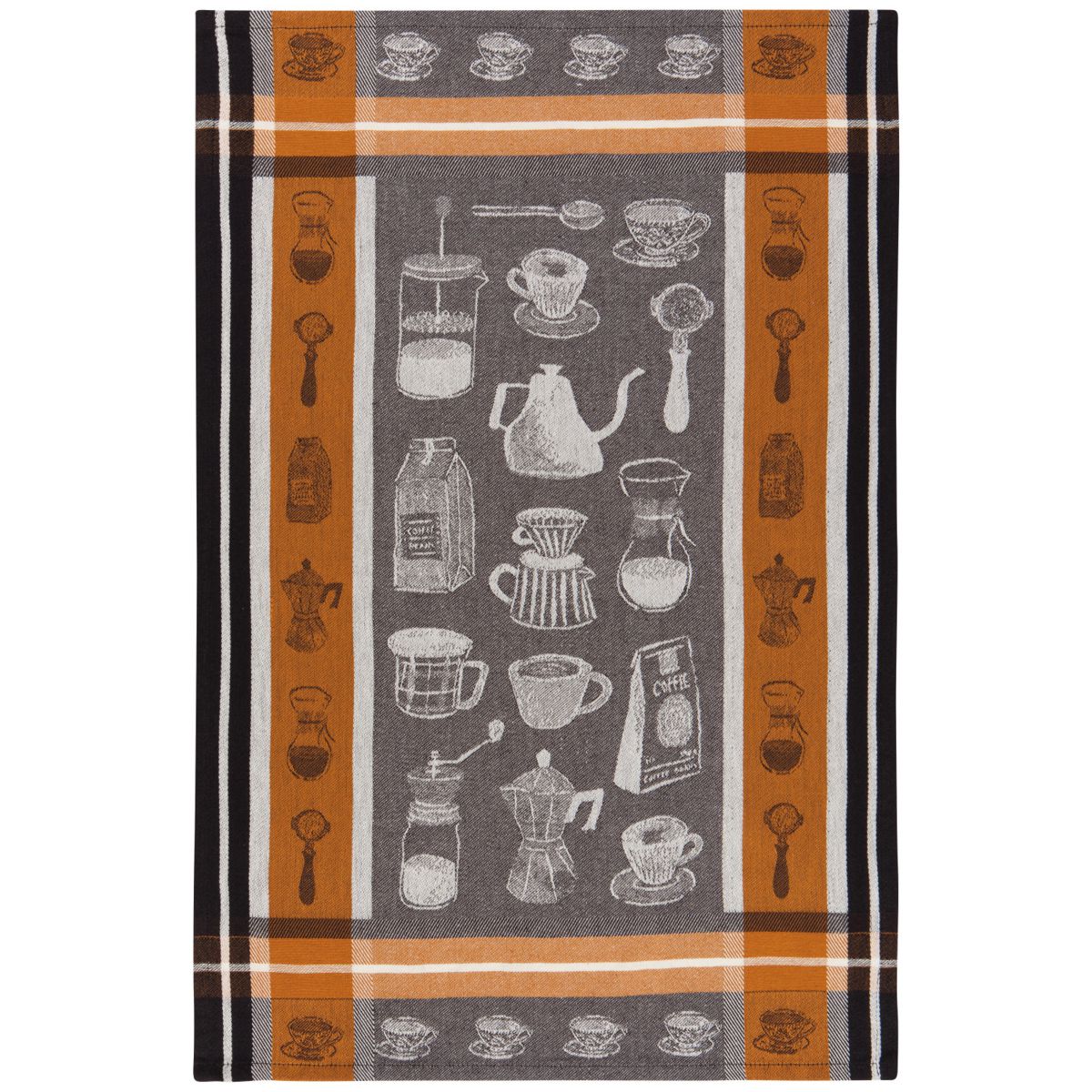 Jacquard Dish Towel, Coffee Break