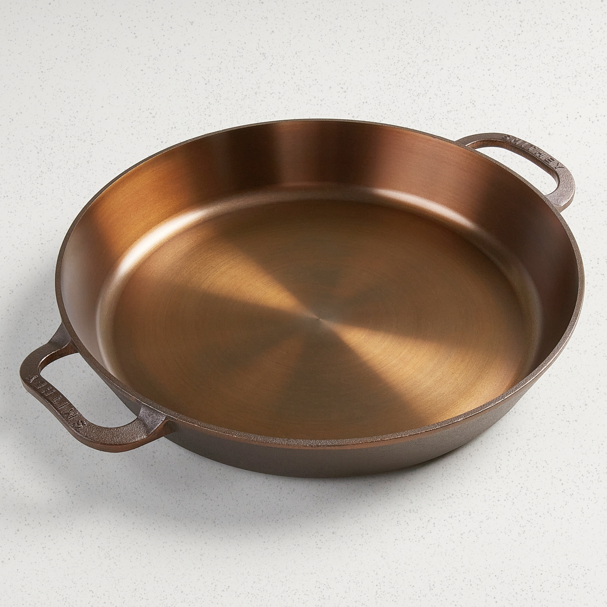 Smithey Ironware Dual Handle Skillet, 14 inch