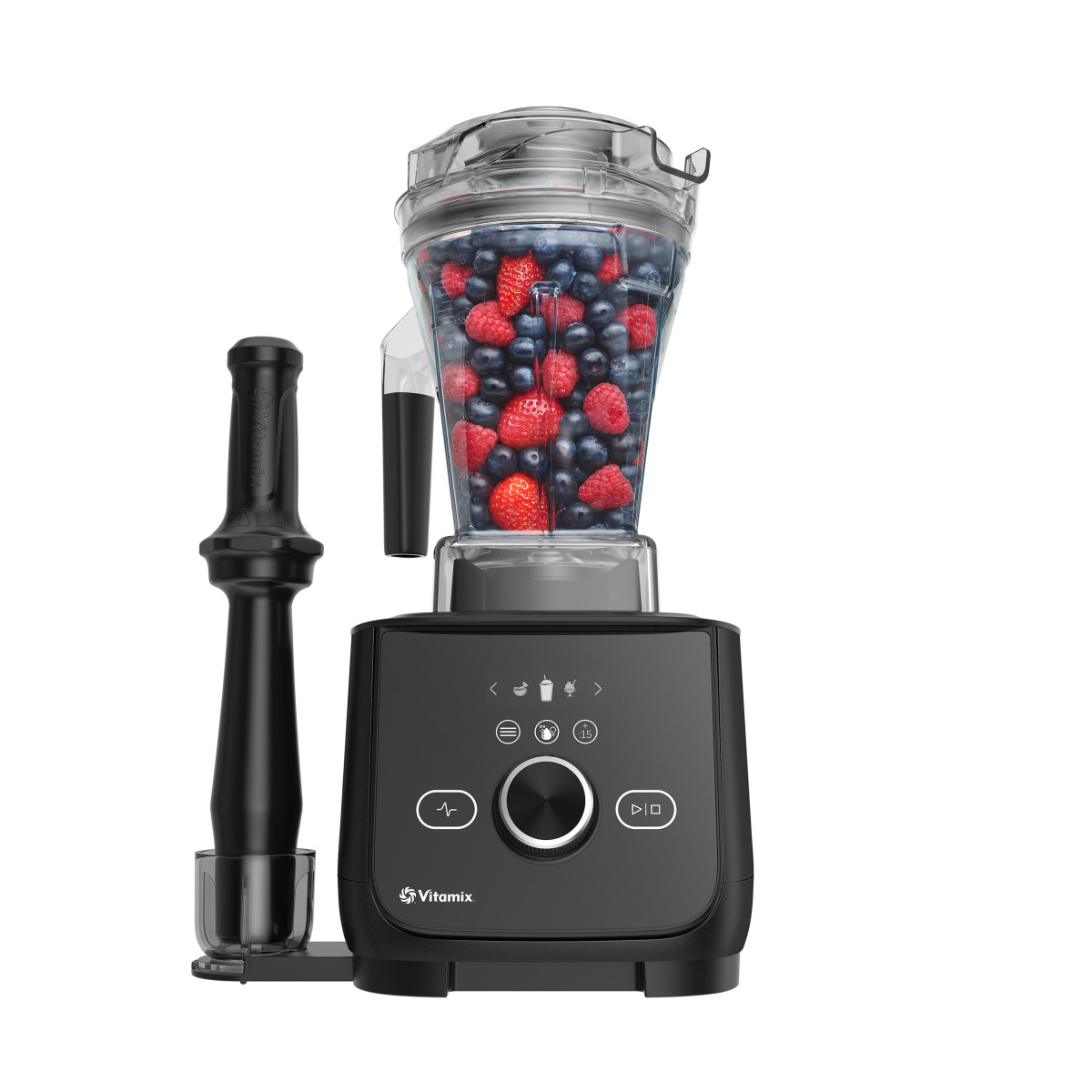 vitamix ascent x4 blender filled with berries