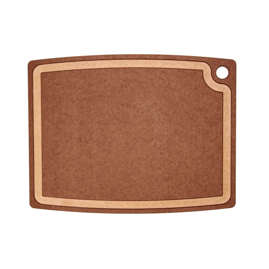 Gourmet Cutting Board, Nutmeg, 19.5 inch x 15 inch