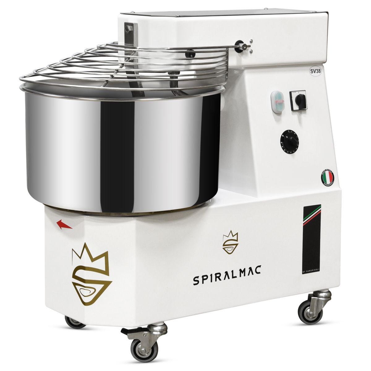 spiralmac 38 kg bread mixer two speed 1200 2