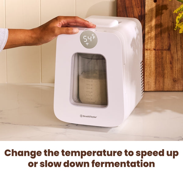 Change temperature to adjust fermentation time