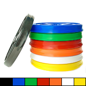 Gamma seal lids for 5 gallon buckets, red, orange, yellow, green, blue, white, black