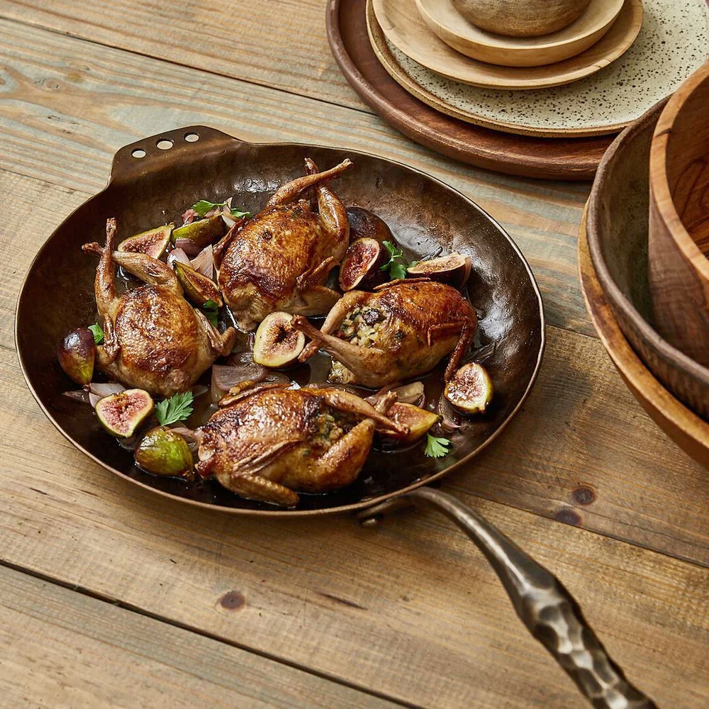 Carbon steel Farmhouse skillet, hand forged