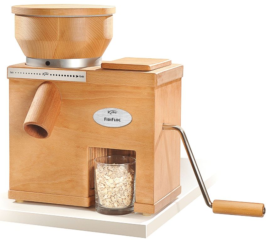 KoMo FidiFloc Mill with manual flaker