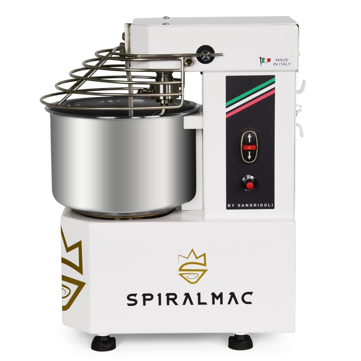 SV5 Royal Queen Spiralmac mixer, Bianca white