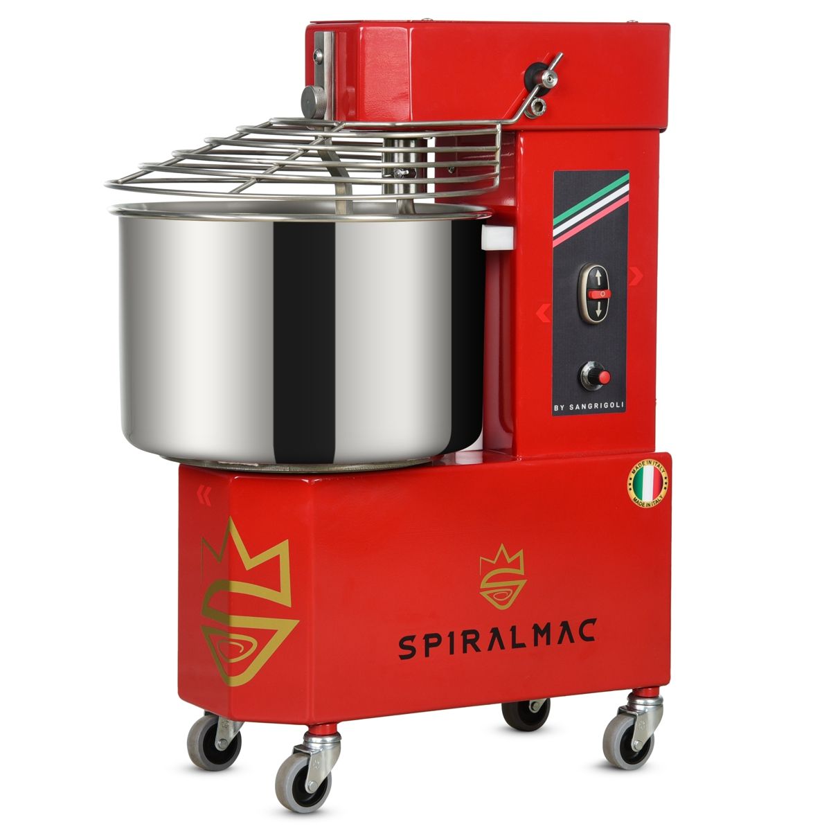 spiralmac 12kg royal queen spiral mixer red 1200 1