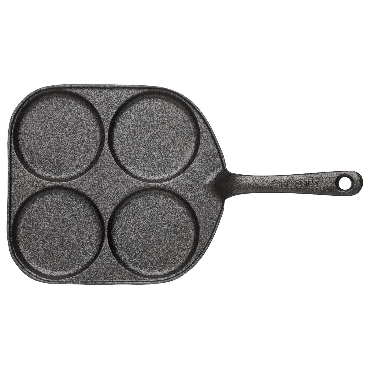 Cast iron egg fry pan made in Sweden