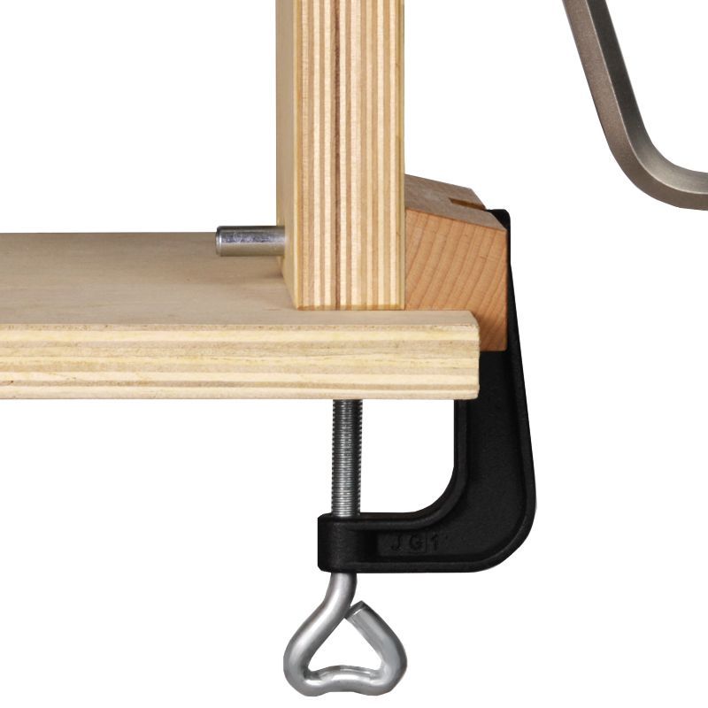 family grain mill hand base clamp detail 800 4