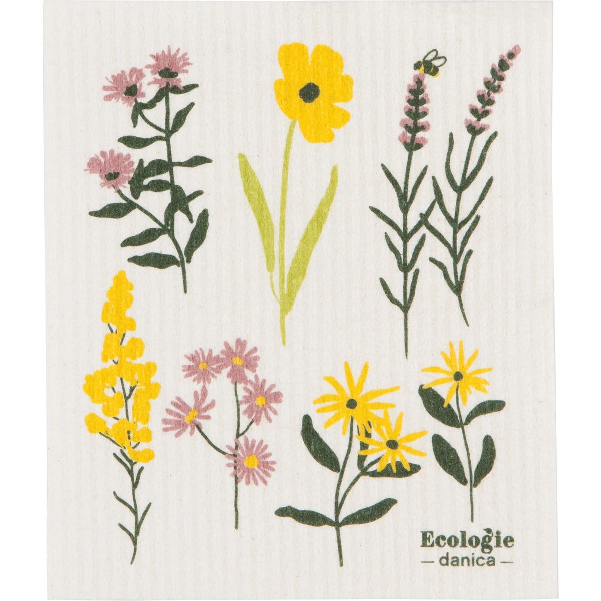 Swedish Dish Cloth, Bees & Blooms, #ESW1999D