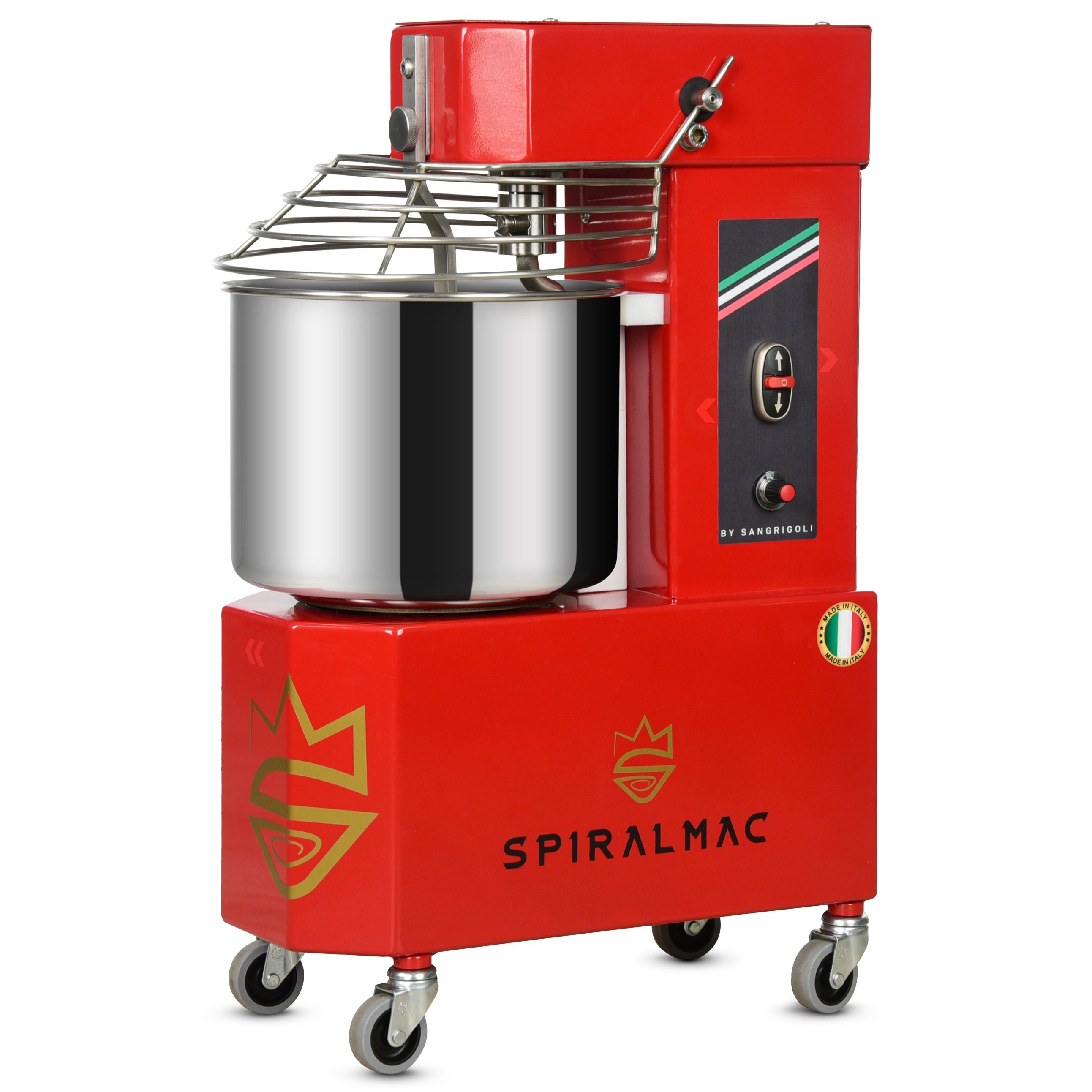Spiralmac mixer 8kg, Rossa Red