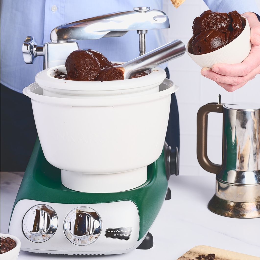 Chocolate ice cream made in chocolate ice cream
