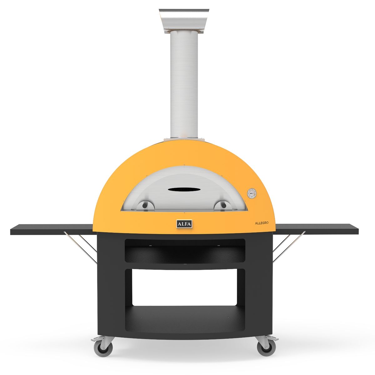 Alfa Allegro oven, yellow, with base
