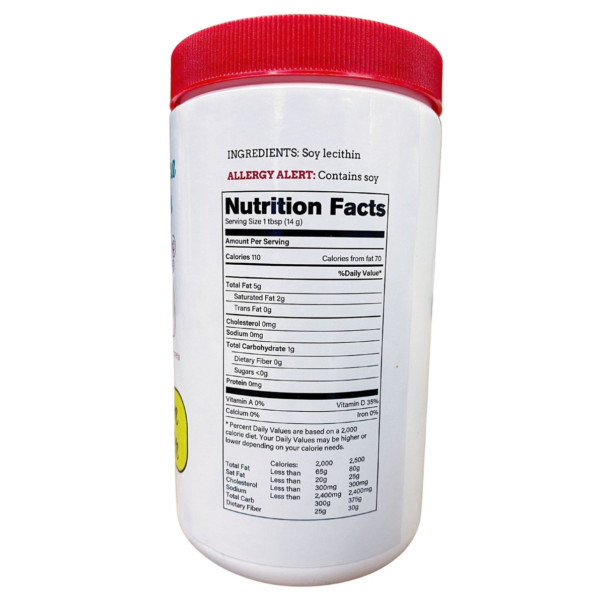 Lecithin powder nutrition facts