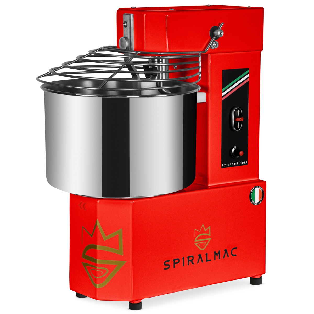 Spiralmac 12kg mixer, Rossa Red