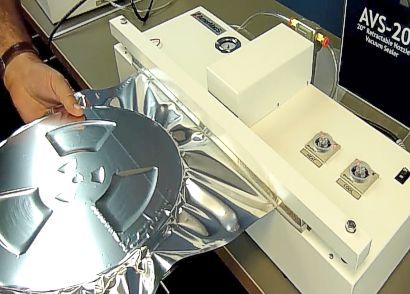 Example of sealing mylar bag with CAVN AmeriVacs sealer